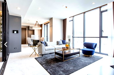 ขายคอนโด : ♦ Nice Decoration ♦ ชั้นสูง 20+ 125.00 ตร.ม. | 2 ห้องนอน | คอนโดใกล้ เจ อเวนิว ทองหล่อ 2 นาที, BTS ทองหล่อ 5 นาที, ดองกิ มอลล์ 7 นาที