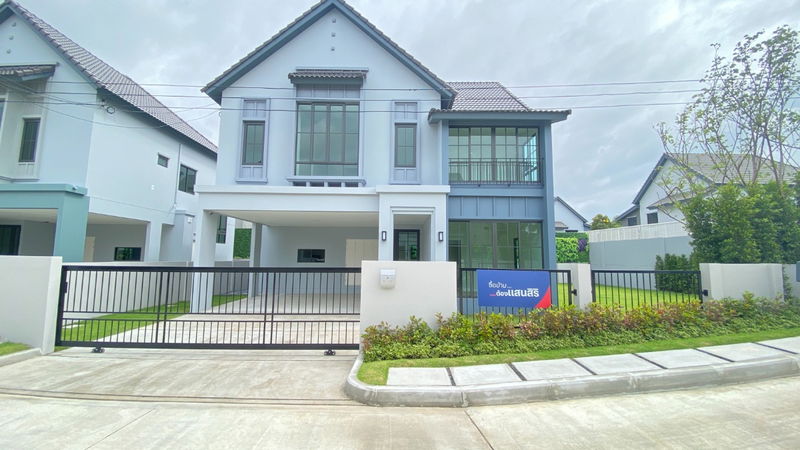 ขายบ้านเดี่ยว : ขายบ้านใหม่! โครงการสราญสิริ พระราม2🏡 บ้านเลขที่ 99/125 บ้านเดี่ยวสไตล์โมเดิร์น ฟาร์มเฮ้าส์ ใกล้ทางด่วน💥ราคาพิเศษ พร้อมอยู่