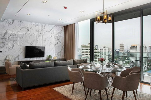 ♦ Prime Location ♦ 20+ Floor | Beds, 126.00 sq.m. | Near BTS Phrom Phong 110 m., EmQuartier 260 m., Emporium 260 m.