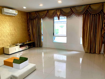 บ้านเดี่ยว วิทยาลัยบริหารธุรกิจและการท่องเที่ยวกรุงเทพ : 🚩 ขายบ้านเดี่ยว โครงการ ฮาบิเทีย โมทีฟ ปัญญาอินทรา 2 ชั้น 5 ห้องนอน 3 ห้องน้ำ