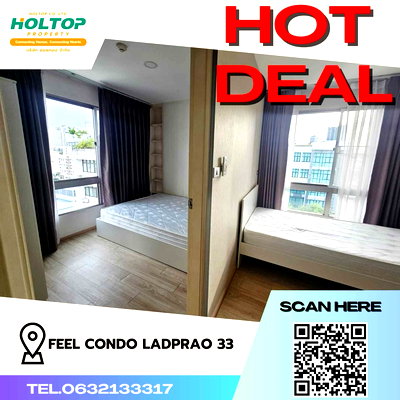 Condos for rent : #Z1203 Condo for rent Feel Condo Ladprao 33