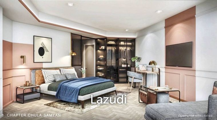 1-bed condo for sale, 32.5 sqm, Chapter Chula - Samyan