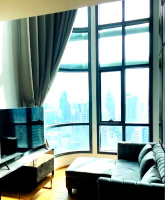 Condos for rent BTS Chit Lom : For Rent Condo Q CHIDLOM - PHETCHABURI Building 1, Floor 38,Duplex, Room size 64 sqm