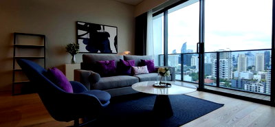 Condos for rent : ★ Unblock View ★ 15+ Floor 111 sq.m. | 2 Beds | Near Eight Thonglor 1 min., Donki Mall 2 mins., BTS Thonglor 4 mins.