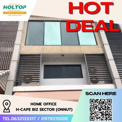 Home office for rent, 260 sqm, 22 sq wah, H Cape Biz Sector @ On-nut