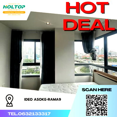 คอนโดให้เช่า : #S4040 ให้เช่า Ideo Rama9-Asoke