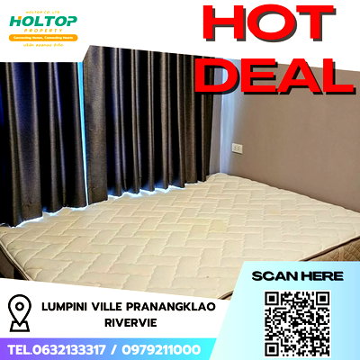 Condos for rent : #R4939 Condo for rent Lumpini Ville Pranangklao - Riverview