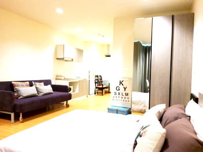 เช่าคอนโด กรุงเทพมหานคร : 🔥18K/Mo ห้องสตูดิโอกั้นเป็นสัดส่วน ห้องตกแต่งสวย เฟอร์จัดเต็มมาก คอนโดทำเลดี ใกล้ BTS ราชเทวี   @ The Address Siam 