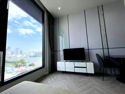 Condos for rent : 🎊 For Rent Condo CHAPTER CHAROENNAKHORN-RIVERSIDE Building A, Floor 12,1 bed room, Room size 34.00 sqm