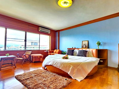 Condos for sale 700 Year Sports Arena Chiang Mai : For Sale: Chomdoi Condo (Round Building) – 1 Bedroom, 2 Bathrooms, 92 sq.m., 8th Floor, near Chiang Mai University (ID:1130CS)