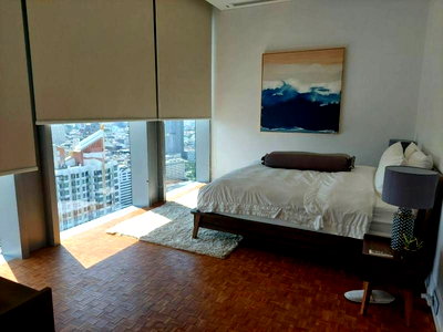 คอนโดให้เช่า : ● Modern style ● ชั้น 30++ 143.00 ตร.ม. | 2 ห้องนอน ตกแต่งครบ | ใกล้ BTS ช่่องนนทรี 2 นาที, คิง เพาเวอร์ มหานคร 3 นาที, ตรีนิตีมอลล์ 3 4 นาที