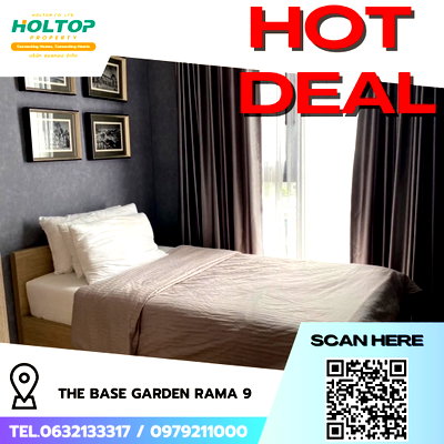 คอนโดให้เช่า : #R4965  ให้เช่าคอนโด THE BASE Garden Rama 9