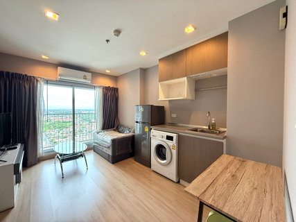 รูปภาพ ให้เช่า‼️คาซ่า คอนโด @MRT สามแยกบางใหญ่ 🌿 ขนาด 1 นอน 1 น้ำ ขนาดห้อง 34 ตร.ม. ชั้น 29📌 เครื่องใช้ไฟฟ้าพร้อมเครื่องซักผ้า