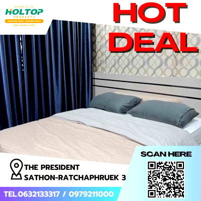 คอนโดให้เช่า : #Z1218 ให้เช่าคอนโด The President Sathon-Ratchaphruek 3