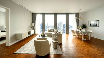 คอนโดให้เช่า : ● Nice Decoration ● ชั้น 40+ 147.00 ตร.ม. | 2 ห้องนอน 3 ห้องน้ำ | ใกล้ BTS ช่องนนทรี 2 นาที, คิง เพาเวอร์ มหานคร 3 นาที, ตรีนิตีมอลล์ 3 4 นาที