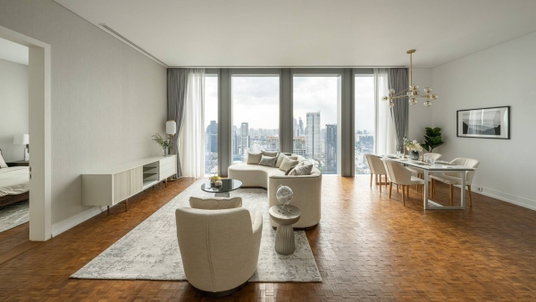 รูปภาพ ● Nice Decoration ● 40+ Floor 147.00 sq.m. | 2 beds 3 baths | near BTS Chong Nonsi 2 mins, King Power Mahanakhon 3 mins, Sathorn Square 4 mins