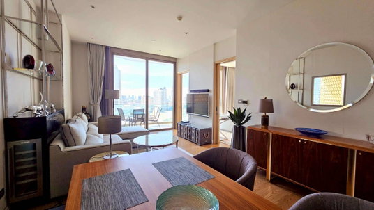 รูปภาพ ♢ Riverside residence ♢ ชั้น 10+ 78.56 ตร.ม. | 1 ห้องนอน วิวแม่น้ำเจ้าพระยา | ใกล้ ไอคอนสยาม 1 นาที, BTS กรุงธนบุรี 2 นาที
