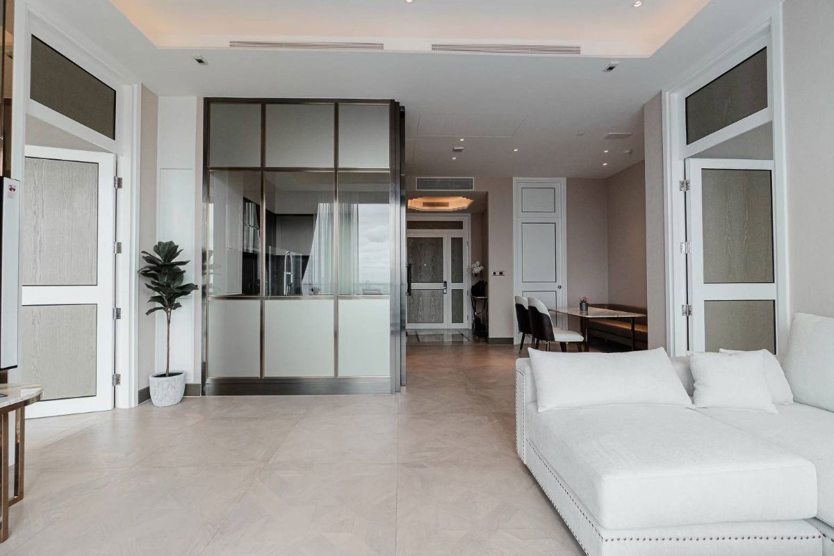 รูป ♦ Luxury style ♦ ชั้น 40+ วิวแม่น้ำเจ้าพระยา | 2 ห้องนอน 128 ตร.ม. | คอนโดติดแม่น้ำเจ้าพระยา, Icon siam, BTS เจริญนคร - รูปที่ 5/21