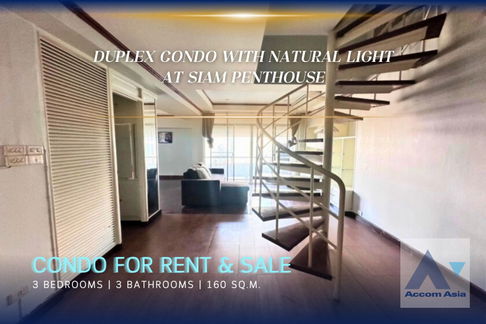 🔼🔽 AccomA 📩 Condominium with full glass and panoramic views at Siam Penthouse 1 (AA42700)