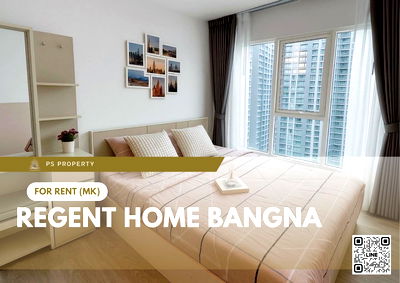 คอนโดให้เช่า : ให้เช่า ✨ Regent home bangna ✨ เฟอร์นิเจอร์ และ เครื่องใช้ไฟฟ้าครบ ใกล้ BTS บางนา