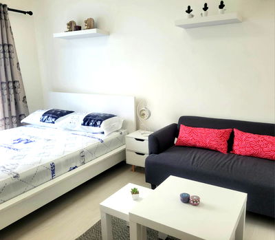 Condos for rent MRT Lat Phrao 101  : Condo for Rent Aspire Ladprao 113 Fully furnished, Ready to move in