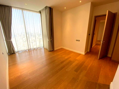 คอนโดให้เช่า : ♦ Unfurnished ♦ ชั้น 50+ 94.32 ตร.ม. | 2 ห้องนอน วิวแม่น้ำเจ้าพระยา | ใกล้ ไอคอนสยาม 1 นาที, BTS กรุงธนบุรี 2 นาที