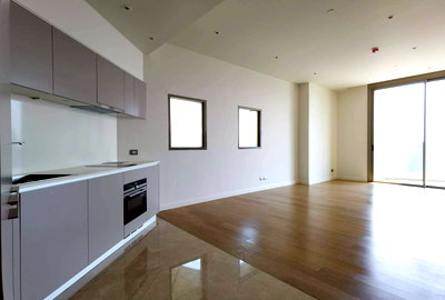 คอนโดให้เช่า : ♦ Unfurnished ♦ ชั้น 30+ 78.56 ตร.ม. | 1 ห้องนอน วิวแม่น้ำเจ้าพระยา | ใกล้ ไอคอนสยาม 1 นาที, BTS กรุงธนบุรี 2 นาที