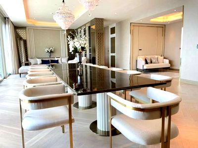 Condos for rent Bangkok : ♦ Penthouse ♦ 40+ Floor, Type 01,02,03 | Chao Phraya River view | 6 bedrooms 605.05 sq.m. | Condominium next to Chao Phraya River, Icon siam.