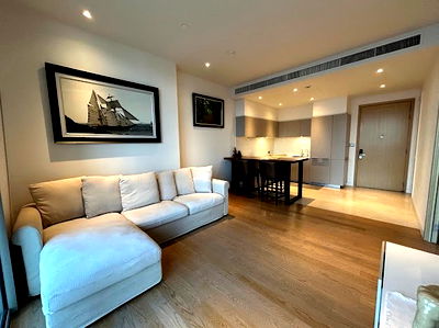 Condos for sale Siam University : ♦ Nice Decoration ♦ 35+ Floor 66.00 sq.m. | 1 Bedroom, 1 Bathroom, Chao Phraya River view | Near Icon Siam 1 min., BTS Krung Thonburi 2 mins.
