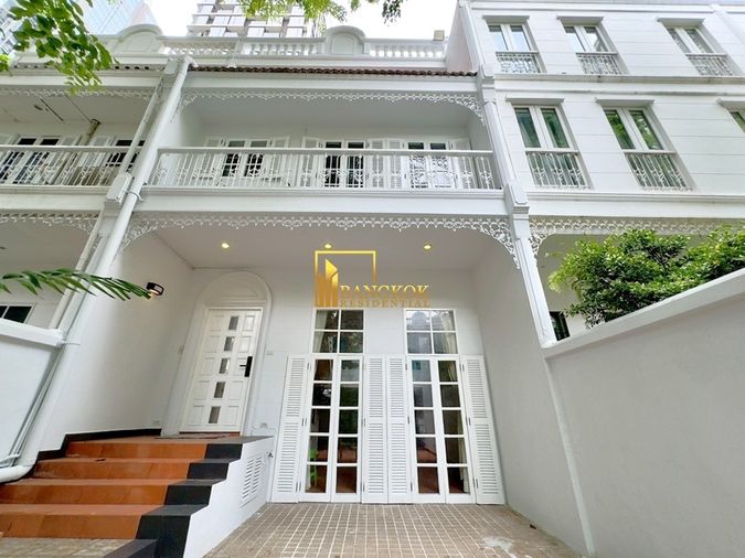 3-bed townhouse for rent, 300 sqm, 200 sq wah, Pathum Wan