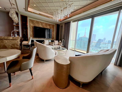 ขายคอนโด : ♦ Modern Luxury style ♦ ชั้น 20+ วิวแม่น้ำเจ้าพระยา | 2 ห้องนอน 151.71 ตร.ม. | คอนโดติดแม่น้ำเจ้าพระยา, Icon siam, BTS เจริญนคร