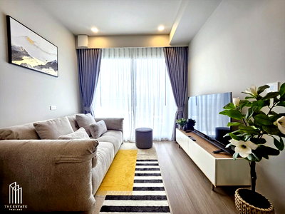 Condos for rent ikea bangna : For rent Whizdom The Forestias (Destinia) 1 large bedroom 40.7 sq.m. with a view of Suvarnabhumi Airport @30,000 Baht