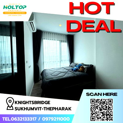 คอนโดให้เช่า : #Z1288 ให้เช่าคอนโด Knightsbridge Sukhumvit-Thepharak 