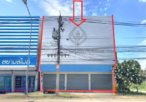 ที่ดินพร้อมอาคารพาณิชย์ 3 ชั้นครึ่ง 3 คูหา อ.เมือง จ.ลำปาง