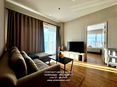 Condos for rent Si Racha Chonburi : UK01-272 Luxury Seaview Living at 𝐓𝐡𝐞 𝐙𝐄𝐀 𝐒𝐫𝐢𝐫𝐚𝐜𝐡𝐚 — 2 bedrooms, panoramic sea view, only 28,000 baht, fully furnished, ready to move in
