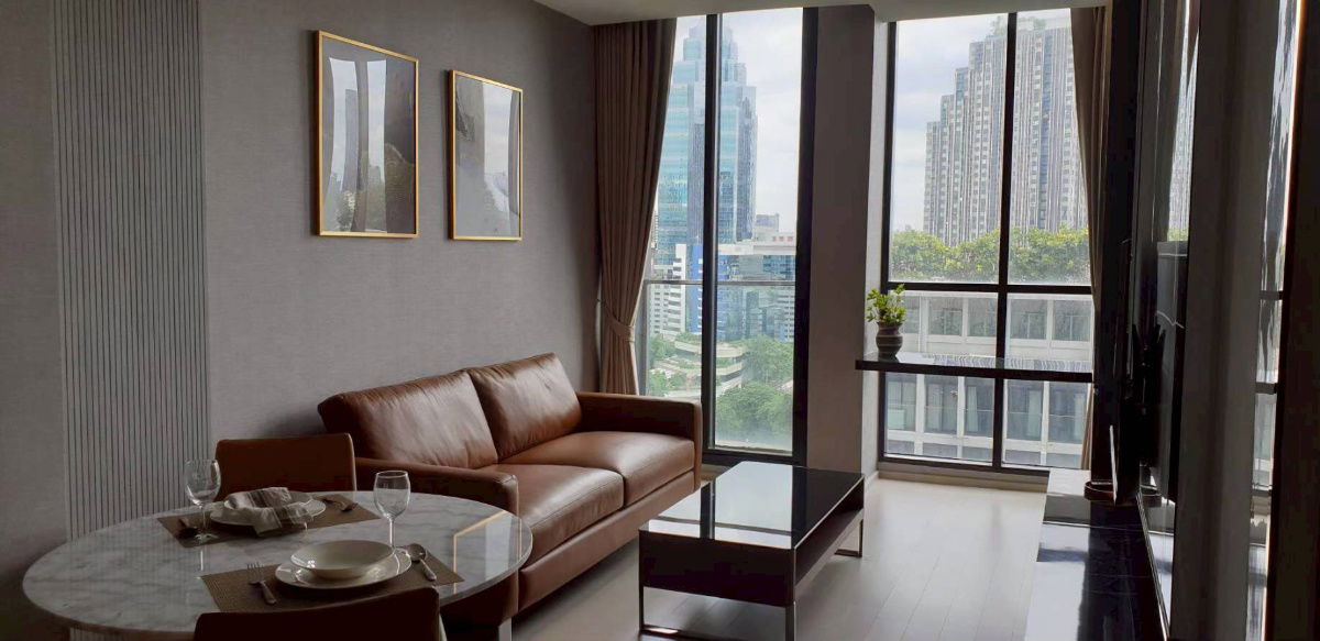 picture ★ Rare Unit ★ Floor 15+ Type A02 | Size 56.00 sq.m. 1 bedroom | Condo with Skywalk connecting to BTS Ploenchit and Central embassy - 1/10