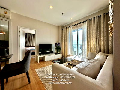 Condos for rent Si Racha Chonburi : UK01-276 For rent The ZEA Sriracha : 2 bedrooms, 9th floor, size 70 sq m, rental price 27,000 baht | near Central Sriracha, only 10 minutes.