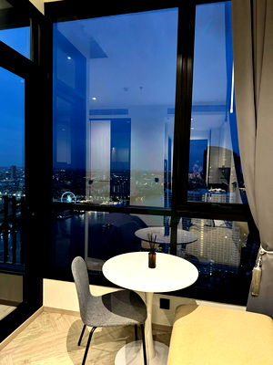 Condos for rent Siam University : 📌 For Rent Condo CHAPTER CHAROENNAKHORN-RIVERSIDE Building B, Floor 39,Studio, Room size 25 sqm