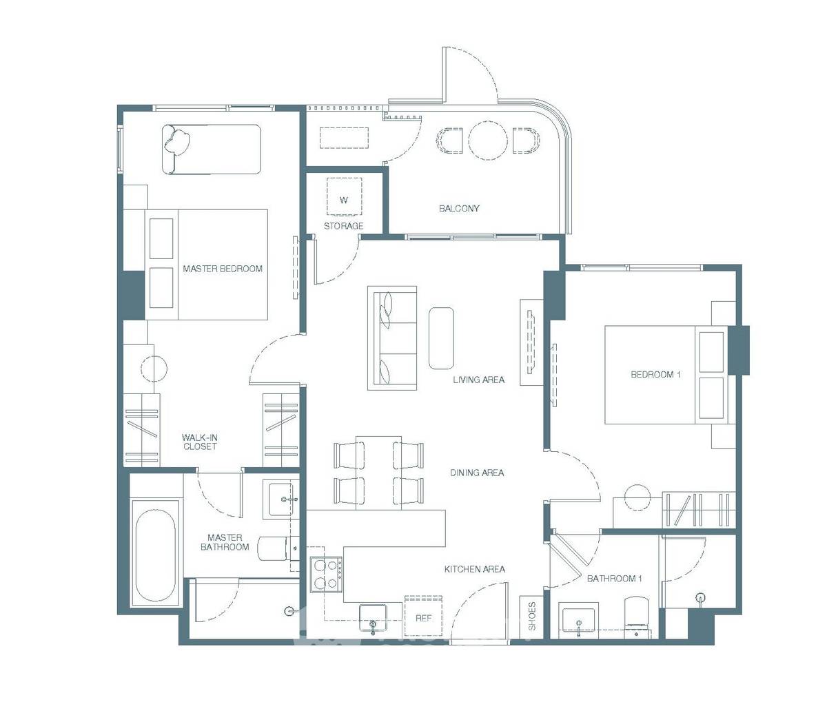 2-BR Condo at Canvas Cherng Talay close to Laguna (ID 1819901) - image 4