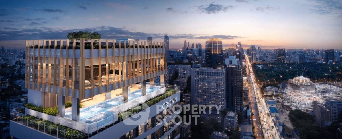 picture 2-BR Condo at THE CROWN Residences near MRT Khlong Toei (ID 1360018) - 3/5