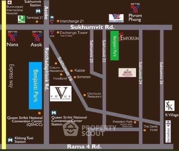 picture 1-BR Condo at Voque Sukhumvit 16 Condominium near MRT Queen Sirikit National Convention Centre (ID 2077300) - 13/14