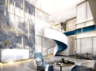 Condos for sale Ngamduplee Station : 1-BR Condo at THE CROWN Residences near MRT Khlong Toei (ID 1359916)