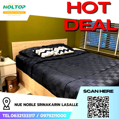 คอนโดให้เช่า : #R4980 ให้เช่าคอนโด NUE Noble Srinakarin Lasalle 