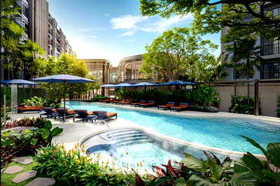 ขายคอนโด : คอนโด 2-ห้องนอน ที่ เดอะ เบส เชิงทะเล ใกล้ หาดลากูน่า (ID 2022804)