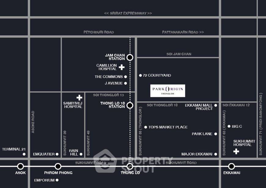 picture 2-BR Condo at Park Origin Thonglor near BTS Thong Lor (ID 2143544) - 10/10