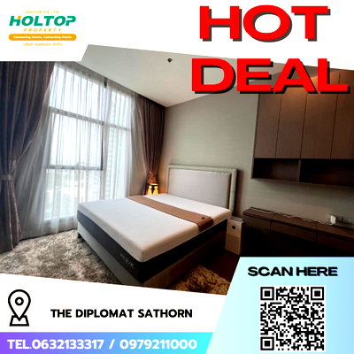 คอนโดให้เช่า : #R4991 ให้เช่าคอนโด The Diplomat Sathorn 