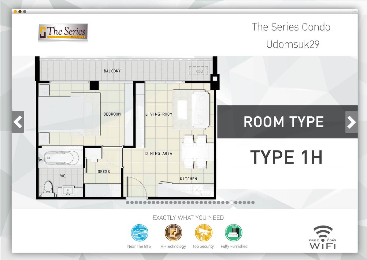 picture 1-BR Condo at The Series Udomsuk close to Udom Suk (ID 1527191) - 26/26