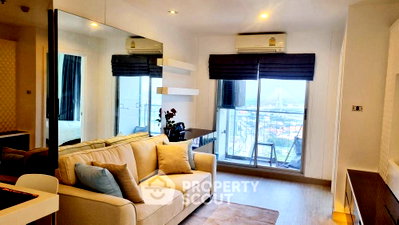 ขายคอนโด : คอนโด 1 ห้องนอน ชั้นสูง 36 | ขนาด 33 ตร.ม. | ลุมพินี พาร์ค ริเวอร์ไซด์ พระราม 3 (ID 1888591)