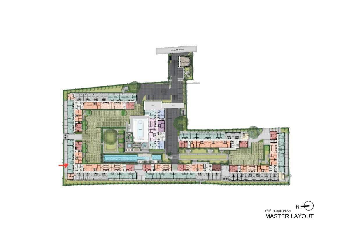 picture 1-BR Condo at Aspire Asoke-Ratchada near MRT Phra Ram 9 (ID 2008771) - 17/19