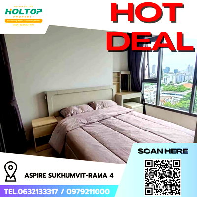 คอนโดให้เช่า : #R4988 ให้เช่าคอนโด Aspire Sukhumvit-Rama 4